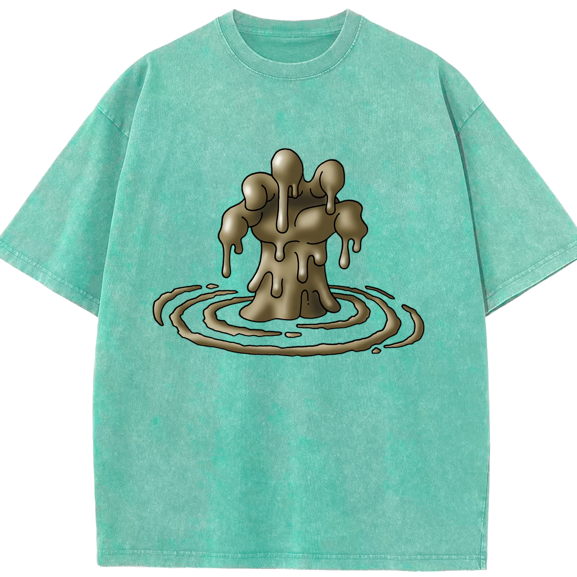（画像用） ドラゴンクエスト Doragon Kuesuto Dragon Quest 綿100% ヴィンテージ風 半袖Tシャツ（フロントプリント）